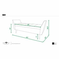 Deals 💯 Maklaine Mid-Century Modern Entryway Storage Bench In Black ⌛ -Bedroom Benches Store 2505960 27 L