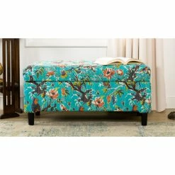 Deals ✔️ Maklaine Traditional Tufted Entryway Storage Bench In New Dali 🎉 -Bedroom Benches Store 2506030 9 L