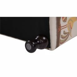 Wholesale 🛒 Maklaine Traditional Tufted Entryway Storage Bench In Ivory & Brown ✨ -Bedroom Benches Store 2506031 29 L