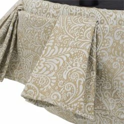 Best deal π Maklaine Contemporary Tufted Round Vanity Stool Pleated π Skirt In Teal Tan π 13 Best deal π Maklaine Contemporary Tufted Round Vanity Stool Pleated π Skirt In Teal Tan π -Bedroom Benches Store 2506149 5 L