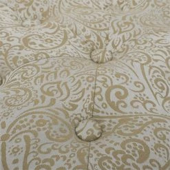 Best deal π Maklaine Contemporary Tufted Round Vanity Stool Pleated π Skirt In Teal Tan π 17 Best deal π Maklaine Contemporary Tufted Round Vanity Stool Pleated π Skirt In Teal Tan π -Bedroom Benches Store 2506149 9 L