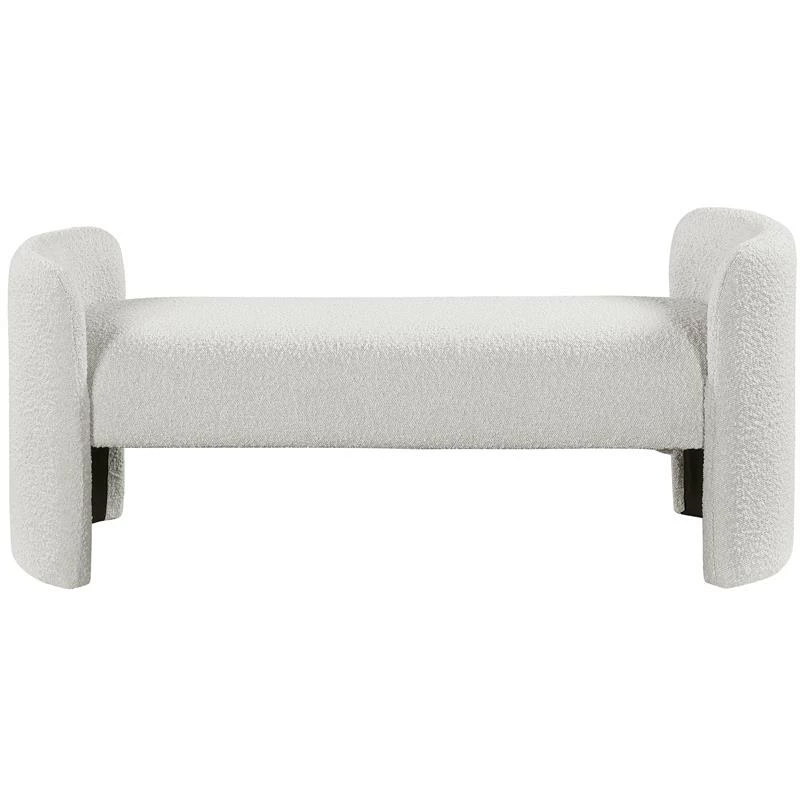 Cheapest π Meridian Furniture Peyton Cream Boucle Fabric Bench β 4 Cheapest π Meridian Furniture Peyton Cream Boucle Fabric Bench β - Image 4