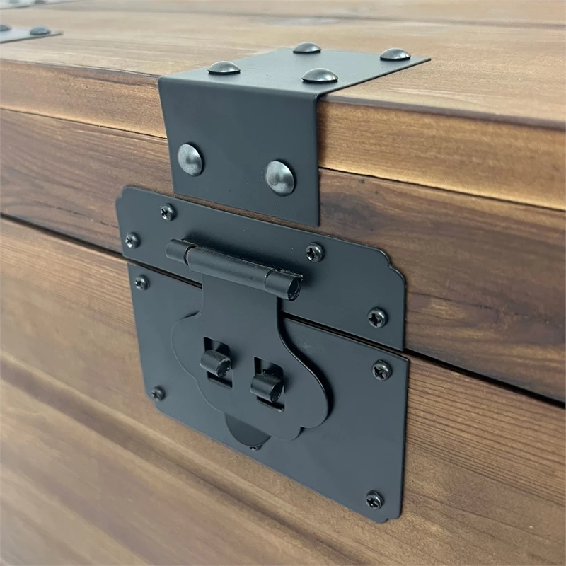 Best deal π₯ Benzara 41 Inch Reclaimed Wood Trunk Coffee Table Iron Rivets And Caster Wheels Brown π 5 Best deal π₯ Benzara 41 Inch Reclaimed Wood Trunk Coffee Table Iron Rivets And Caster Wheels Brown π - Image 5