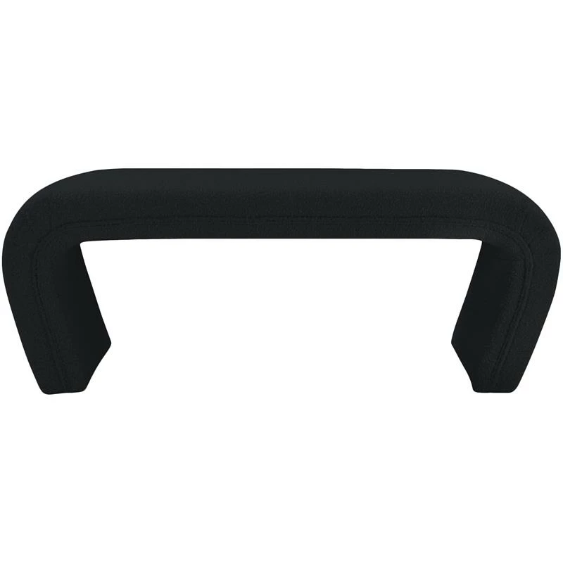 Cheap π Meridian Furniture Odelia Black Boucle Fabric Bench π― 6 Cheap π Meridian Furniture Odelia Black Boucle Fabric Bench π― - Image 6