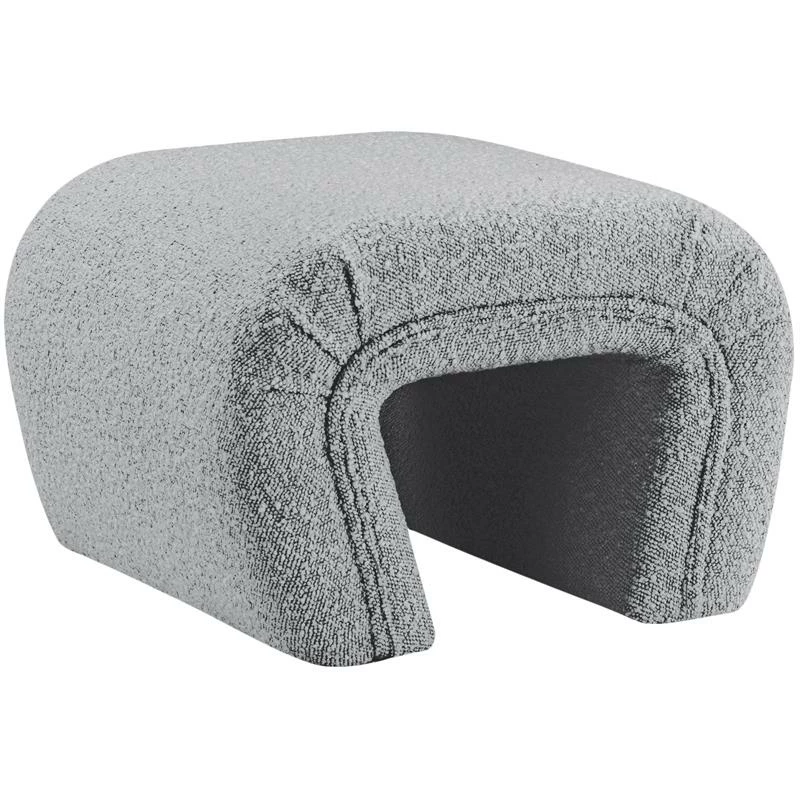 Wholesale π Meridian Furniture Odelia Grey Boucle Fabric Bench π€© 8 Wholesale π Meridian Furniture Odelia Grey Boucle Fabric Bench π€© - Image 8