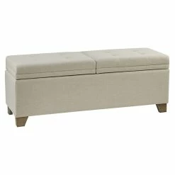 Deals π₯ Olliix Madison Park Ashcroft Transitional Solid Wood Storage Bench In Natural π