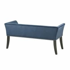 New π₯° Olliix Madison Park Welburn Transitional Solid Wood Accent Bench In Blue π€© 13 New π₯° Olliix Madison Park Welburn Transitional Solid Wood Accent Bench In Blue π€© -Bedroom Benches Store 2532260 4 L