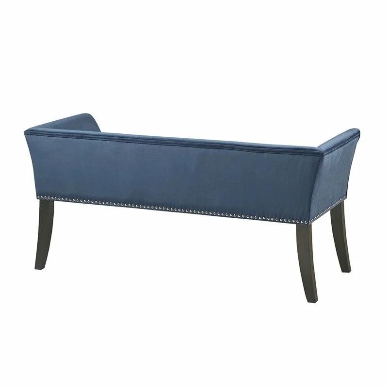 New π₯° Olliix Madison Park Welburn Transitional Solid Wood Accent Bench In Blue π€© 5 New π₯° Olliix Madison Park Welburn Transitional Solid Wood Accent Bench In Blue π€© - Image 5