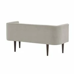 Best reviews of 👍 Olliix Madison Park Farrah Solid Wood And Polyester Accent Bench In Cream 🌟 -Bedroom Benches Store 2532262 4 L