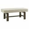 Wholesale ⌛ Olliix Madison Park Claymore Solid Wood And Polyester Accent Bench In Natural/Coffee ✔️