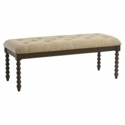 Top 10 π Olliix Madison Park Signature Beckett Solid Wood Accent Bench In Tan/Morocco Brown π