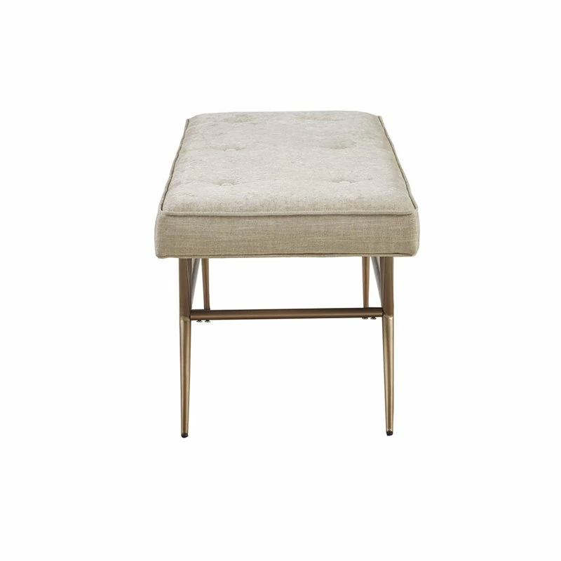 Discount π Olliix Martha Stewart Tinsley Solid Wood And Polyester Accent Bench In Light Tan 𧨠4 Discount π Olliix Martha Stewart Tinsley Solid Wood And Polyester Accent Bench In Light Tan 𧨠- Image 4