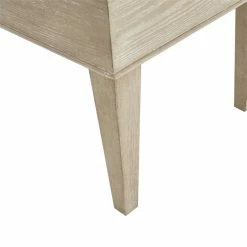 Promo ⌛ Olliix Martha Stewart Harstrom Solid Wood And Polyester Storage Bench In Beige 🛒 -Bedroom Benches Store 2532295 5 L