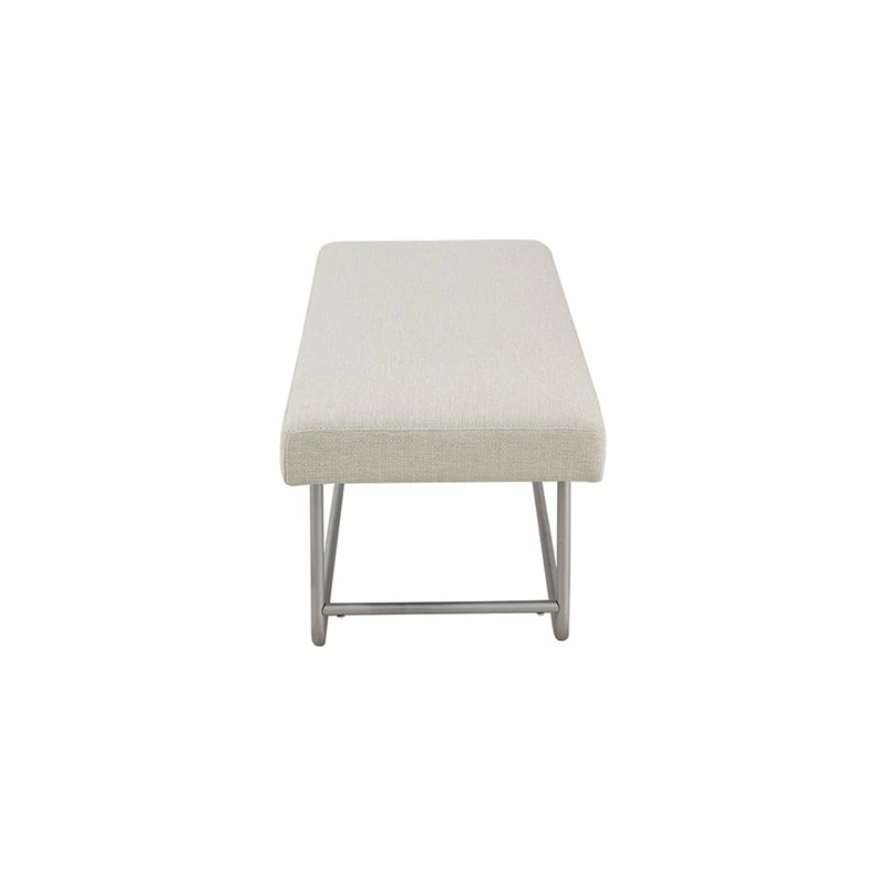 Promo π Olliix Martha Stewart Eve Solid Wood And Polyester Bench In Ivory/White π₯ 4 Promo π Olliix Martha Stewart Eve Solid Wood And Polyester Bench In Ivory/White π₯ - Image 4