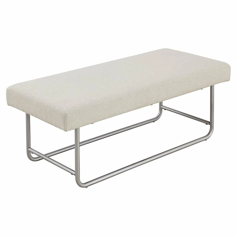 Promo π Olliix Martha Stewart Eve Solid Wood And Polyester Bench In Ivory/White π₯ 1 Promo π Olliix Martha Stewart Eve Solid Wood And Polyester Bench In Ivory/White π₯