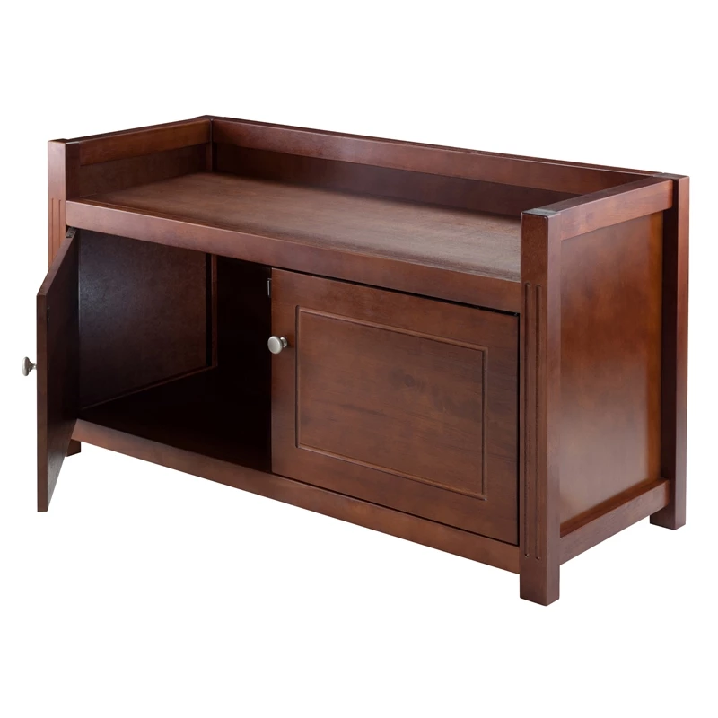 Buy π Winsome Regalia Storage Bench In Antique Walnut β 2 Buy π Winsome Regalia Storage Bench In Antique Walnut β - Image 2