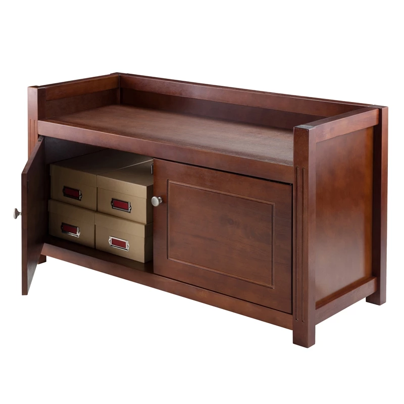 Buy π Winsome Regalia Storage Bench In Antique Walnut β 3 Buy π Winsome Regalia Storage Bench In Antique Walnut β - Image 3