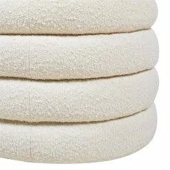 Best reviews of 😉 Jennifer Taylor Home Fuji 49" Upholstered Oval Storage Bench Ivory White Boucle 😉 -Bedroom Benches Store 2535263 11 L