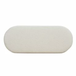 Best reviews of 😉 Jennifer Taylor Home Fuji 49" Upholstered Oval Storage Bench Ivory White Boucle 😉 -Bedroom Benches Store 2535263 16 L