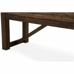 Cheap ❤️ Michael Amini Kathy Ireland Carrollton Wood Bench 💯 -Bedroom Benches Store 2539164 4 L