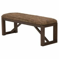 Cheap ❤️ Michael Amini Kathy Ireland Carrollton Wood Bench 💯