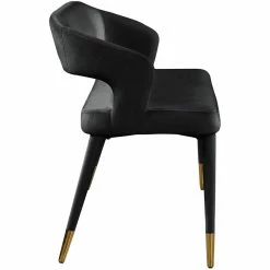 Cheap ✔️ Meridian Furniture Destiny Black Velvet Bench 💯 -Bedroom Benches Store 2541381 4 L