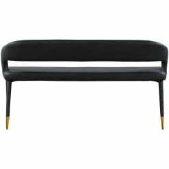 Cheapest 🥰 Meridian Furniture Destiny Black Faux Leather Bench 🥰 -Bedroom Benches Store 2541387 2 L