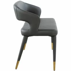 Cheapest 😀 Meridian Furniture Destiny Grey Faux Leather Bench ⌛ -Bedroom Benches Store 2541388 4 L