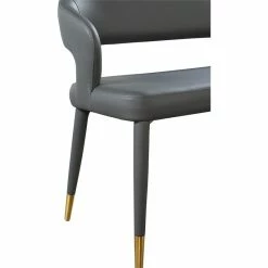 Cheapest 😀 Meridian Furniture Destiny Grey Faux Leather Bench ⌛ -Bedroom Benches Store 2541388 5 L