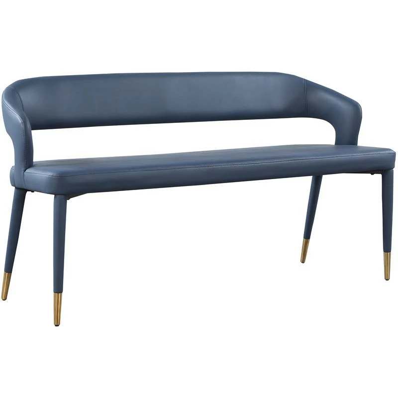 Wholesale π― Meridian Furniture Destiny Navy Faux Leather Bench β¨ 1 Wholesale π― Meridian Furniture Destiny Navy Faux Leather Bench β¨