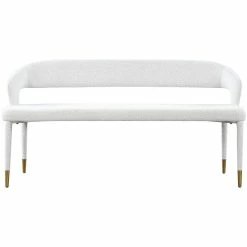 Wholesale π₯ Meridian Furniture Destiny Cream Boucle Fabric Bench π₯° 9 Wholesale π₯ Meridian Furniture Destiny Cream Boucle Fabric Bench π₯° -Bedroom Benches Store 2541391 3 L