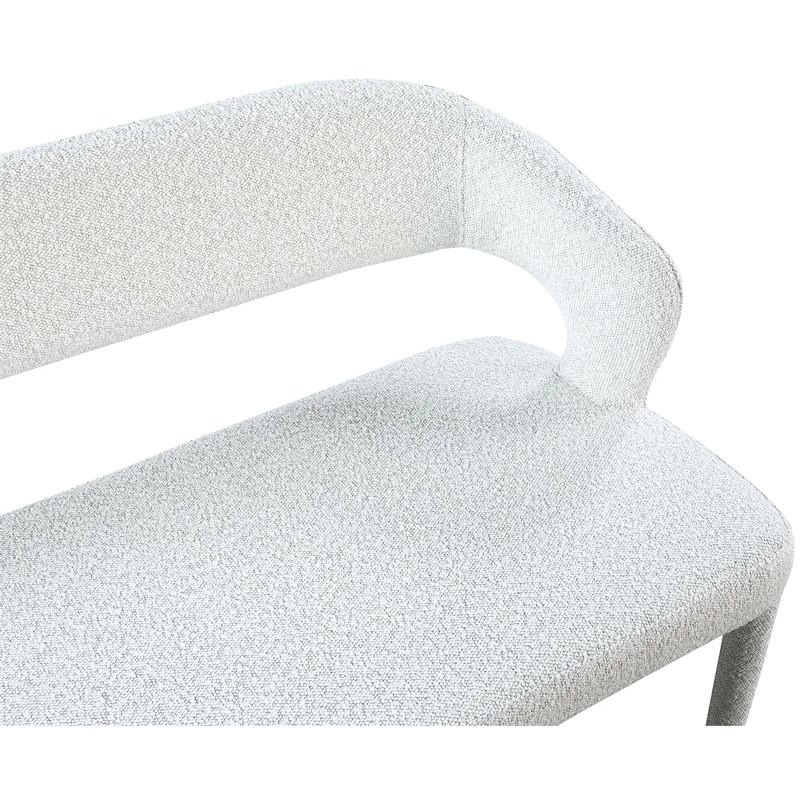 Wholesale π₯ Meridian Furniture Destiny Cream Boucle Fabric Bench π₯° 6 Wholesale π₯ Meridian Furniture Destiny Cream Boucle Fabric Bench π₯° - Image 6