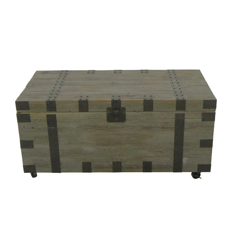 Cheapest ✔️ Creative Images International Trunk Coffee Table With Reclaimed Wood And Black Metal In Natural ✔️ 1 Cheapest ✔️ Creative Images International Trunk Coffee Table With Reclaimed Wood And Black Metal In Natural ✔️