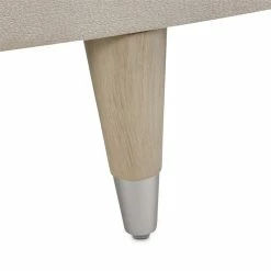 Cheap ✔️ Michael Amini Kathy Ireland Eclipse Wood & Polyester Fabric Bed Bench 👏 -Bedroom Benches Store 2542304 6 L