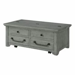 Promo π Martin Svensson Home Beach House Dove Grey Flip Top Trunk Coffee Table β€οΈ