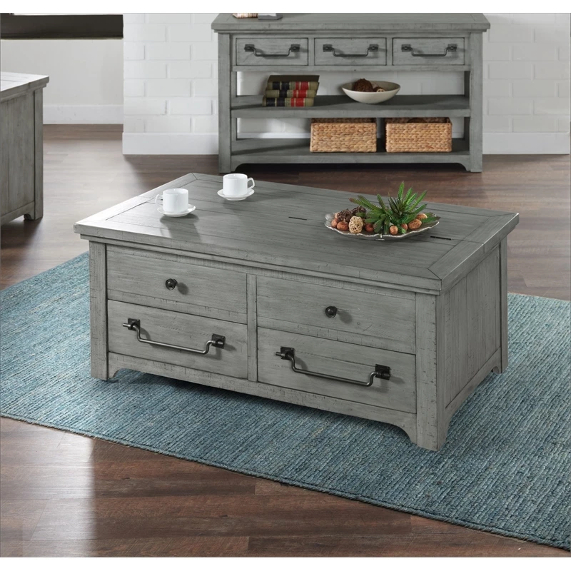Promo π Martin Svensson Home Beach House Dove Grey Flip Top Trunk Coffee Table β€οΈ 3 Promo π Martin Svensson Home Beach House Dove Grey Flip Top Trunk Coffee Table β€οΈ - Image 3