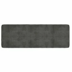 Budget ⭐ WHI Ingrid 17.5" Modern Velvet/Solid Wood Bench In Vintage Charcoal 👏 -Bedroom Benches Store 2556463 4 L