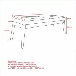 Budget ⭐ WHI Ingrid 17.5" Modern Velvet/Solid Wood Bench In Vintage Charcoal 👏 -Bedroom Benches Store 2556463 7 L