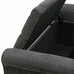 Best reviews of 🎁 OSP Home Furnishings Crowder Storage Bench In Charcoal Fabric 🤩 -Bedroom Benches Store 2560356 10 L