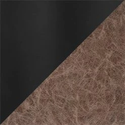 Brand new 🎉 LumiSource Daniella 15.5" PU Leather And Metal Bench In Black/Espresso 🔥 -Bedroom Benches Store 2568181 6 L