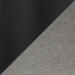 Deals 🌟 LumiSource Daniella 15.5" Painted Steel And Fabric Bench In Black/Gray 😉 -Bedroom Benches Store 2568182 7 L