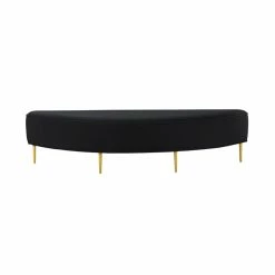Cheap ⌛ TOV Furniture Bianca Black Velvet King Size Bench 🔔 -Bedroom Benches Store 2573676 2 L