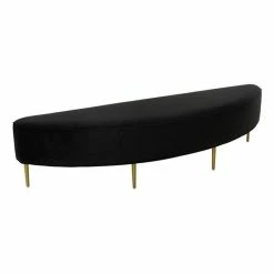 Best Pirce π TOV Furniture Bianca Black Velvet Queen Size Bench π§¨