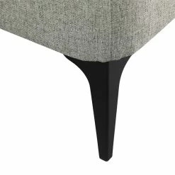 Top 10 ❤️ HomePop 17.5" Large Modern Sustainable Woven Fabric Storage Bench In Gray 🔥 -Bedroom Benches Store 2573864 7 L