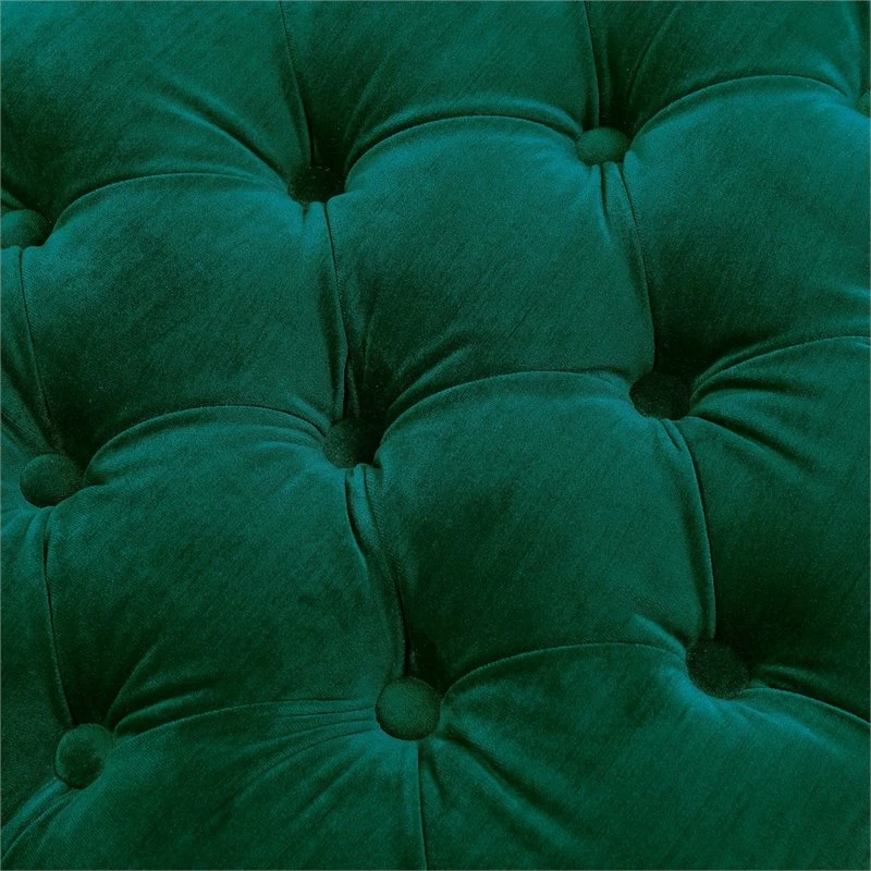 Best deal π₯ Maklaine Velvet Fabric Made π Shoe Storage Bench In Emerald Finish π― 6 Best deal π₯ Maklaine Velvet Fabric Made π Shoe Storage Bench In Emerald Finish π― - Image 6