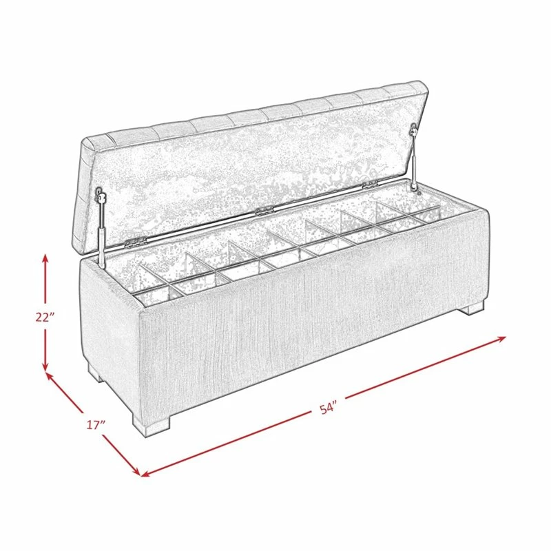 Best deal π₯ Maklaine Velvet Fabric Made π Shoe Storage Bench In Emerald Finish π― 2 Best deal π₯ Maklaine Velvet Fabric Made π Shoe Storage Bench In Emerald Finish π― - Image 2