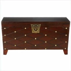 Budget β Bowery Hill Transitional Wood Top Trunk Cocktail Table In Espresso π₯°