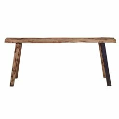 New 🎉 Uttermost Paddock Farmhouse Pine Wood Bench In Woodtone Finish 🔔 -Bedroom Benches Store 2607907 2 L