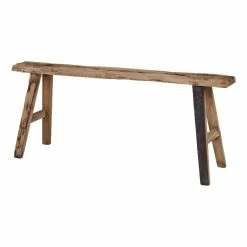 New 🎉 Uttermost Paddock Farmhouse Pine Wood Bench In Woodtone Finish 🔔