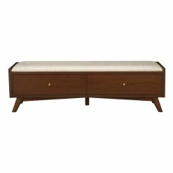 Cheapest π€© Alpine Furniture Flynn Bench In Walnut π 9 Cheapest π€© Alpine Furniture Flynn Bench In Walnut π -Bedroom Benches Store 2631854 2 L